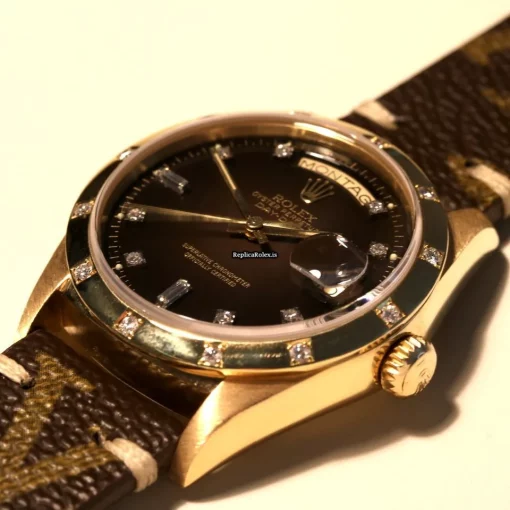 Ideal Replica Rolex Day-date 36 18038 Automatic Movement 36mm Yellow Gold Case Watch - Image 3