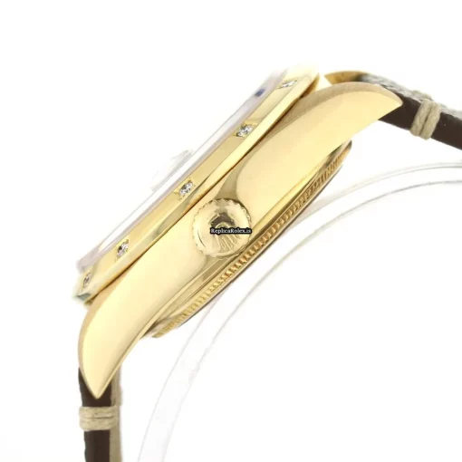Ideal Replica Rolex Day-date 36 18038 Automatic Movement 36mm Yellow Gold Case Watch - Image 6