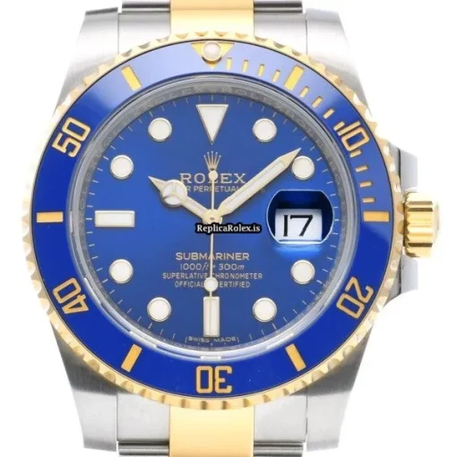 Great Fake Rolex Submariner Date 116613lb Caliber 3135 Automatic Movement 40mm Steel Case Watch - Image 6