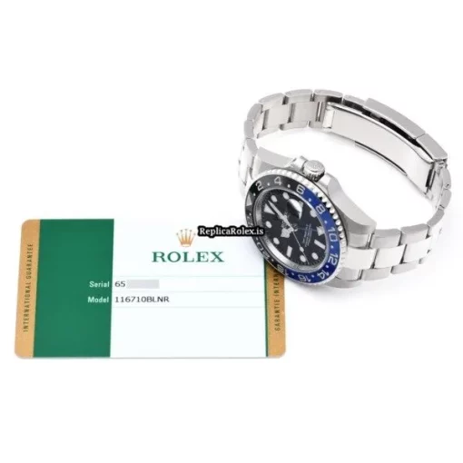 Perfect Replica Rolex Gmt-master II 116710blnr Caliber 3186 Automatic Movement 40mm Steel Case Watch - Image 5