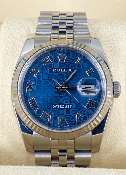 Affordable Replicas Rolex Datejust 116234 Caliber 3135 Automatic Movement 36mm White Gold Case Mens/unisex Watch - Image 3