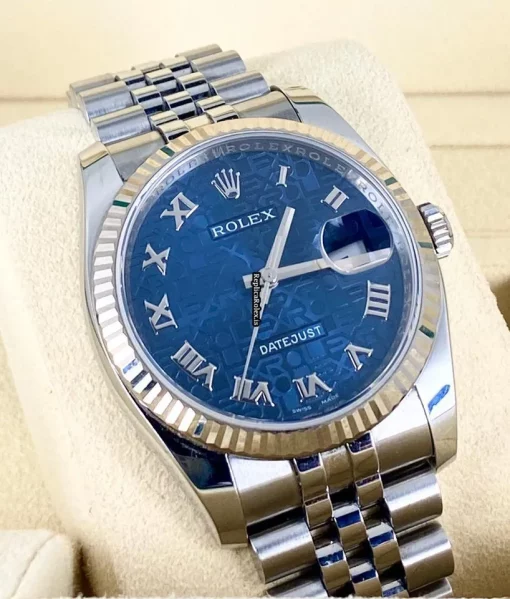 Affordable Replicas Rolex Datejust 116234 Caliber 3135 Automatic Movement 36mm White Gold Case Mens/unisex Watch - Image 6