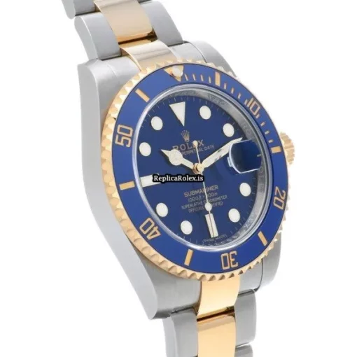 Neat Replica Rolex Submariner Date 116613lb Caliber 3135 Automatic Movement 40mm Steel Case Watch - Image 3