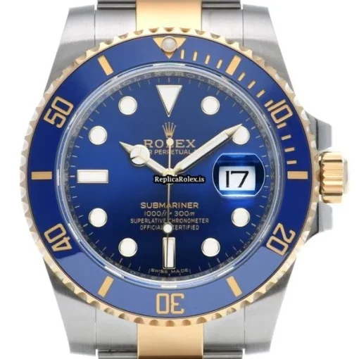 Neat Replica Rolex Submariner Date 116613lb Caliber 3135 Automatic Movement 40mm Steel Case Watch - Image 6