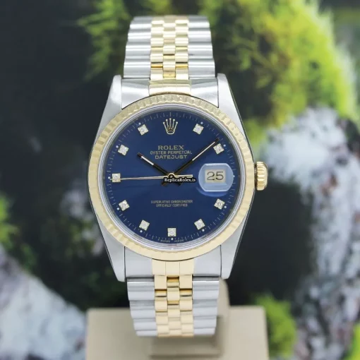 Marvellous Replica Rolex Datejust 16233 Caliber 3135 Automatic Movement 36x42mm Gold/steel Case Mens/unisex Watch - Image 4