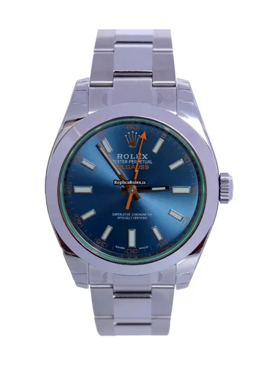 Aaa Replica Rolex Milgauss 116400gv Caliber 3131 Automatic Movement 40mm Steel Case Mens/unisex Watch