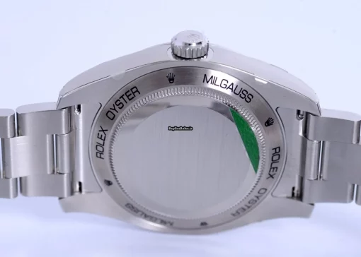 Aaa Replica Rolex Milgauss 116400gv Caliber 3131 Automatic Movement 40mm Steel Case Mens/unisex Watch - Image 7