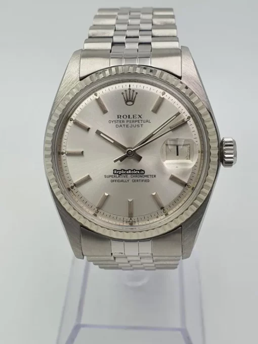 Unique Replica Rolex Datejust 1603 Caliber 1570 Automatic Movement 36mm Steel Case Mens/unisex Watch - Image 2