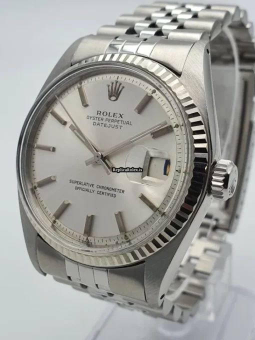 Unique Replica Rolex Datejust 1603 Caliber 1570 Automatic Movement 36mm Steel Case Mens/unisex Watch - Image 4