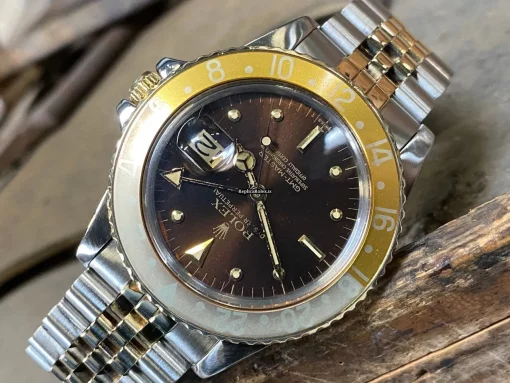 Defect Replica Rolex Gmt-master 16753 Caliber 3075 Automatic Movement 40mm Gold/steel Case Mens/unisex Watch