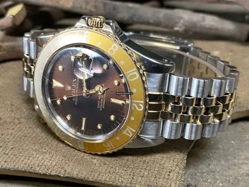 Defect Replica Rolex Gmt-master 16753 Caliber 3075 Automatic Movement 40mm Gold/steel Case Mens/unisex Watch - Image 3