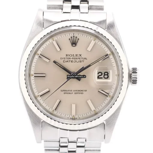 Affordable Copy Rolex Datejust 1601 Automatic Movement 36mm Gold/steel Case Mens/unisex Watch - Image 2