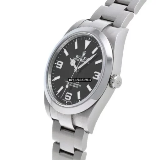Inexpensive Replica Rolex Explorer 214270 Caliber 3132 Automatic Movement 39mm Steel Case Watch - Image 2