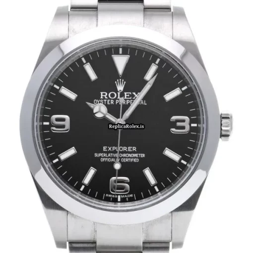 Inexpensive Replica Rolex Explorer 214270 Caliber 3132 Automatic Movement 39mm Steel Case Watch - Image 6