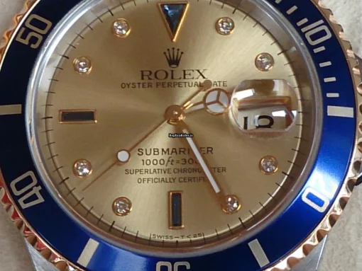 Special Replica Rolex Submariner Date 16613 Automatic Movement Gold/steel Case Watch - Image 14