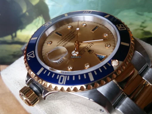 Special Replica Rolex Submariner Date 16613 Automatic Movement Gold/steel Case Watch - Image 9