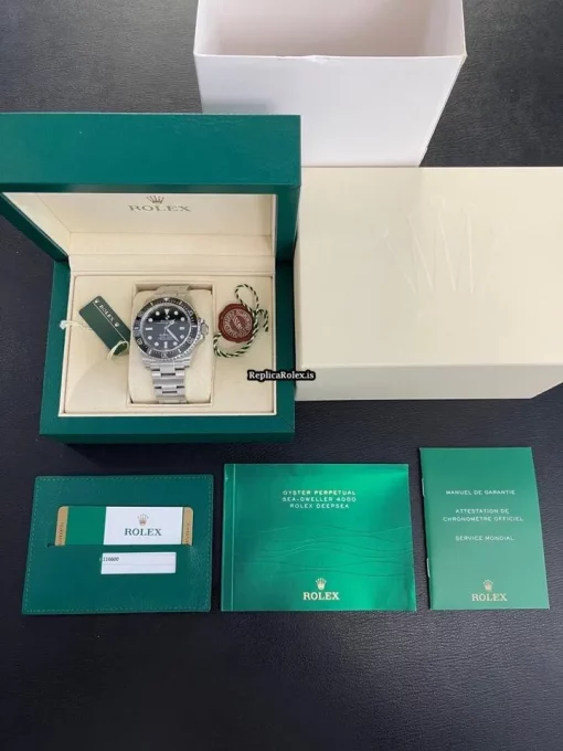 Affordable Replica Rolex Sea-dweller 4000 116600 Automatic Movement 40mm Steel Case Watch - Image 6