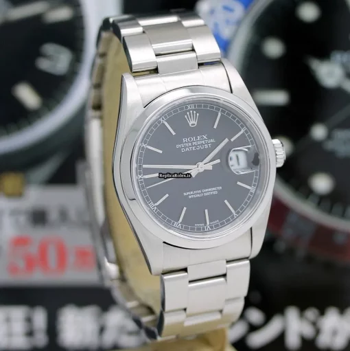 Superb Replica Rolex Datejust 16200 Caliber 3135 Automatic Movement 36x43mm Steel Case Mens/unisex Watch - Image 6