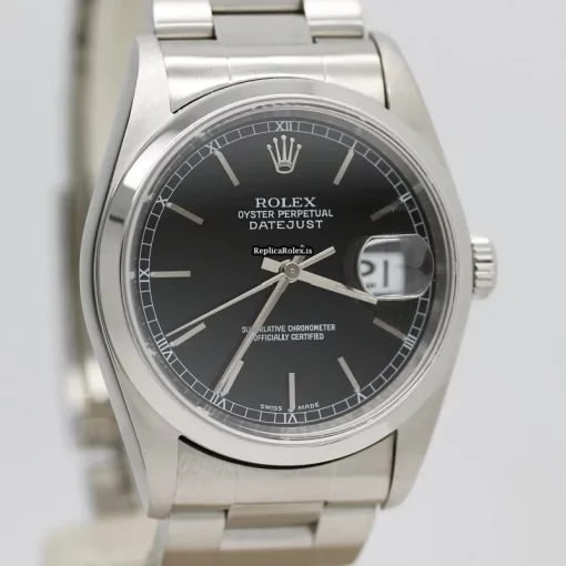 Superb Replica Rolex Datejust 16200 Caliber 3135 Automatic Movement 36x43mm Steel Case Mens/unisex Watch - Image 8
