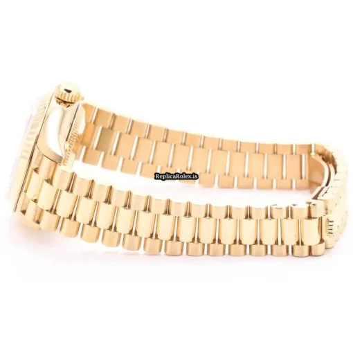 Design Imitation Rolex Lady-datejust 69178g Automatic Movement 26mm Yellow Gold Case Womens Watch - Image 4