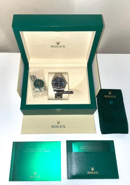 Luxury Fakes Rolex Oyster Perpetual 36 116000 Caliber 3130 Automatic Movement 36mm Steel Case Mens/unisex Watch - Image 2