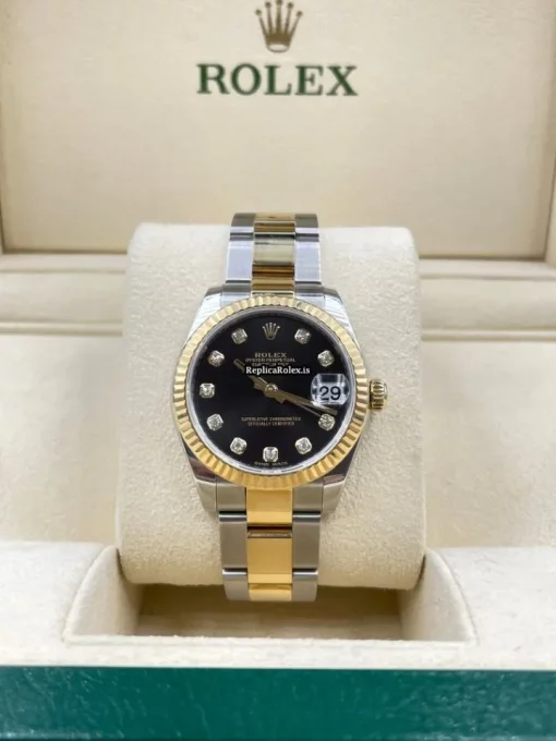 Swiss Copy Rolex Lady-datejust 178273 Caliber 2235 Automatic Movement 31mm Steel Case Womens Watch - Image 12