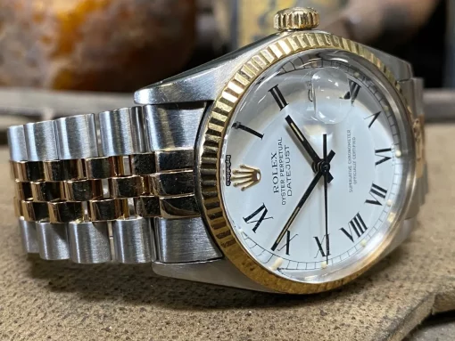 Discount Clone Rolex Datejust 16013 Caliber 3035 Automatic Movement 36mm Gold/steel Case Mens/unisex Watch - Image 10