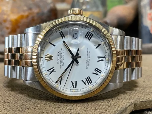 Discount Clone Rolex Datejust 16013 Caliber 3035 Automatic Movement 36mm Gold/steel Case Mens/unisex Watch - Image 2