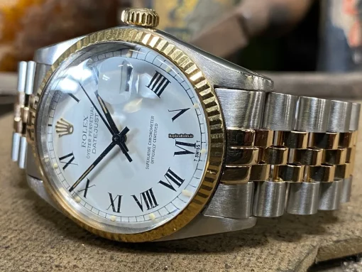 Discount Clone Rolex Datejust 16013 Caliber 3035 Automatic Movement 36mm Gold/steel Case Mens/unisex Watch - Image 4