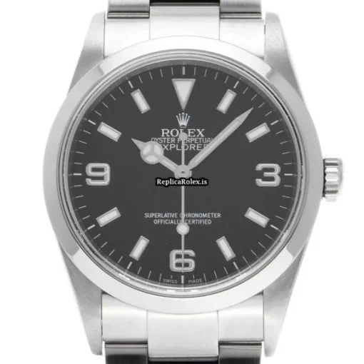 Stylish Replica Rolex Explorer 114270 Caliber 3130 Automatic Movement 36mm Steel Case Watch - Image 6
