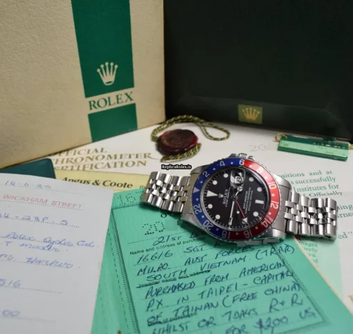 Nice Clone Rolex Gmt-master 1675 Automatic Movement 40mm Steel Case Mens/unisex Watch