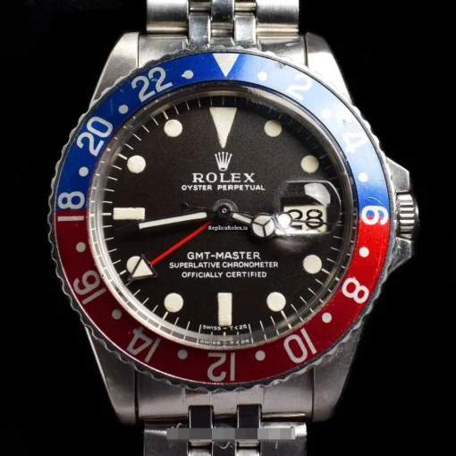 Nice Clone Rolex Gmt-master 1675 Automatic Movement 40mm Steel Case Mens/unisex Watch - Image 3
