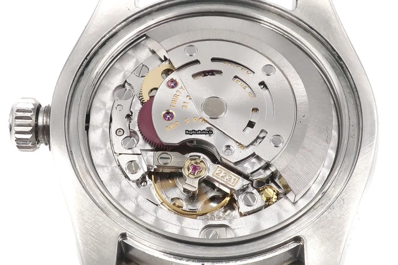 Fine Replica Rolex Oyster Perpetual 31 177234 Caliber 2231 Automatic Movement 31mm Gold/steel Case Womens Watch - Image 11