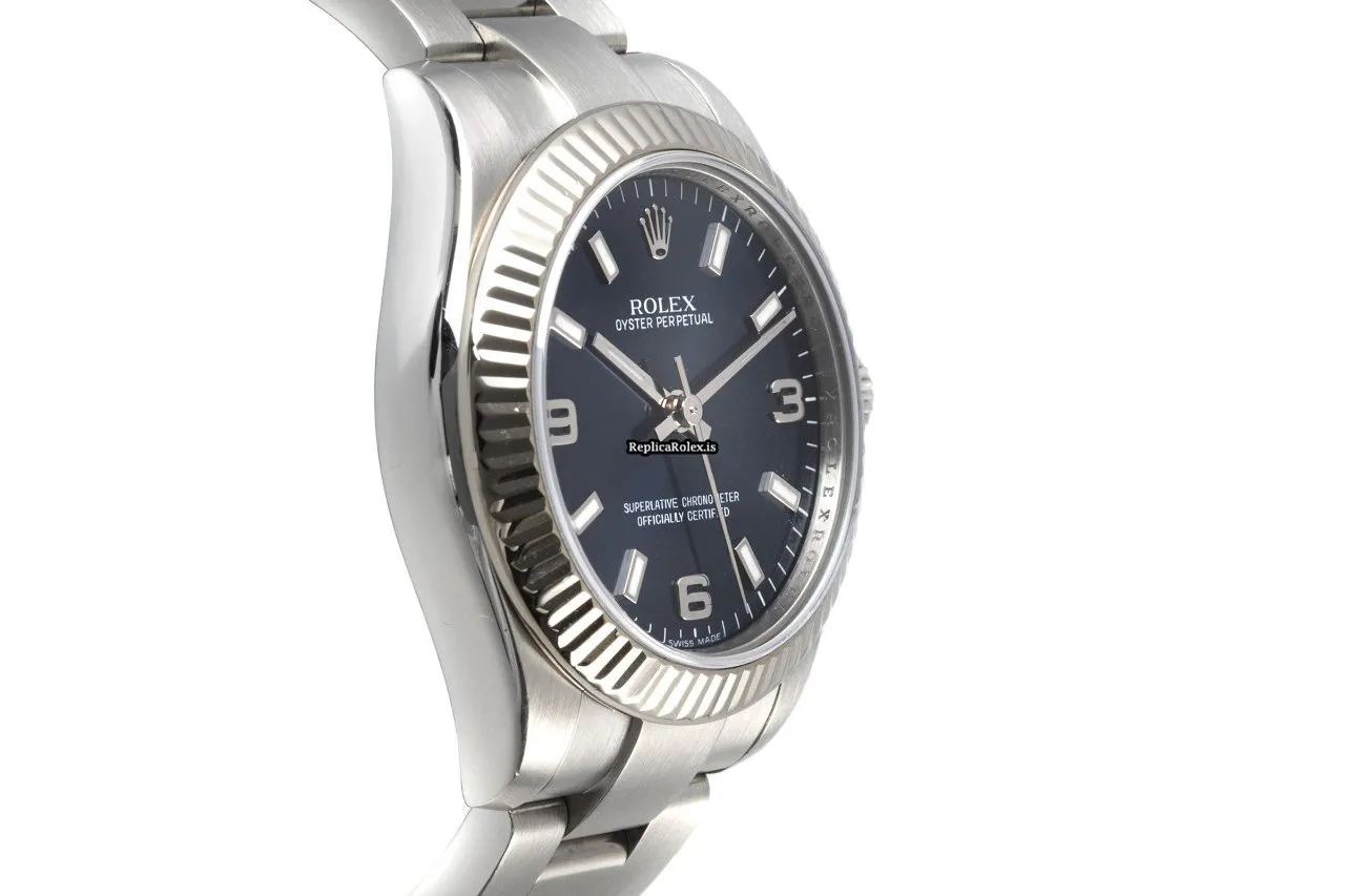 Fine Replica Rolex Oyster Perpetual 31 177234 Caliber 2231 Automatic Movement 31mm Gold/steel Case Womens Watch - Image 6