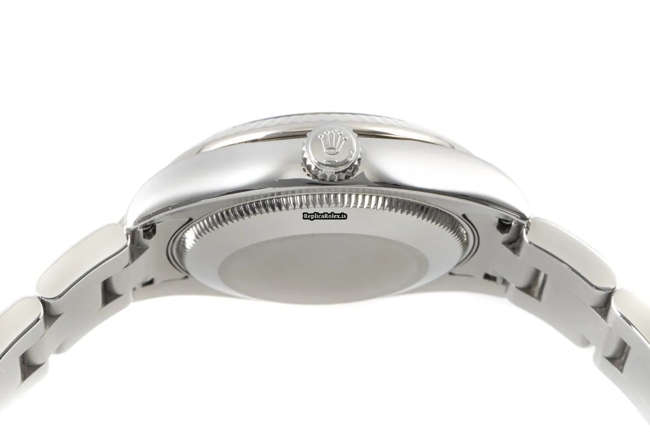 Fine Replica Rolex Oyster Perpetual 31 177234 Caliber 2231 Automatic Movement 31mm Gold/steel Case Womens Watch - Image 9