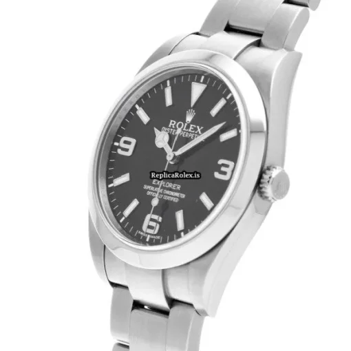Luxury Replica Rolex Explorer 214270 Caliber 3132 Automatic Movement 39mm Steel Case Watch - Image 2