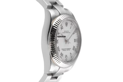Distinctive Knockoff Rolex Oyster Perpetual 31 177234 Caliber 2231 Automatic Movement 31mm Gold/steel Case Womens Watch - Image 6