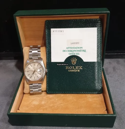 Fabulous Replica Rolex Datejust 16220 Automatic Movement 36mm Steel Case Mens/unisex Watch - Image 4
