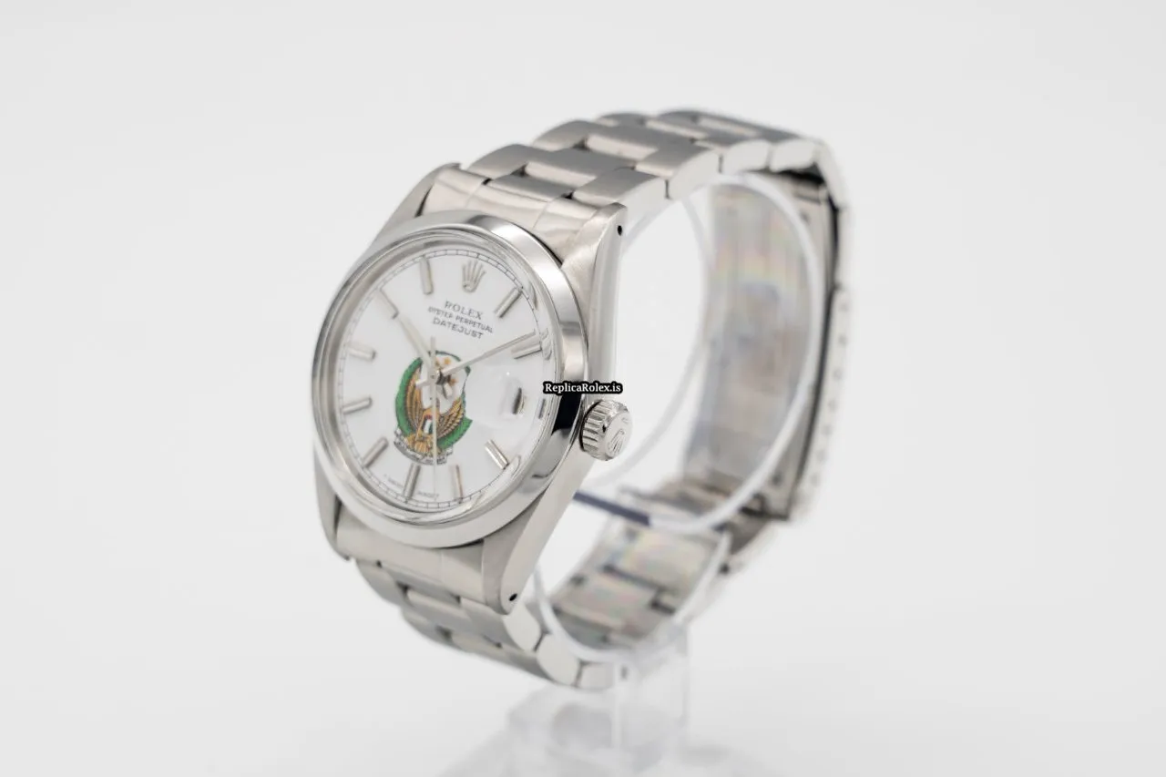 Recommend Copy Rolex Datejust 16000 Caliber 3035 Automatic Movement 36x42mm Steel Case Mens/unisex Watch - Image 4