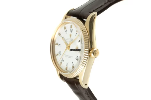 Popular Replica Rolex Oyster Perpetual Date 15007 Caliber 3035 Automatic Movement 34mm Yellow Gold Case Mens/unisex Watch - Image 5