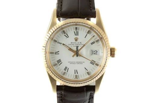 Popular Replica Rolex Oyster Perpetual Date 15007 Caliber 3035 Automatic Movement 34mm Yellow Gold Case Mens/unisex Watch - Image 7