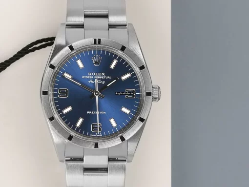 Amazing Replica Rolex Air King Precision 14010m Automatic Movement 34mm Steel Case Watch - Image 5