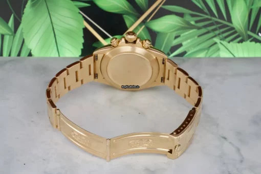 Affordable Fakes Rolex Daytona 16528 Caliber 4030 Automatic Movement 40mm Yellow Gold Case Mens/unisex Watch - Image 5