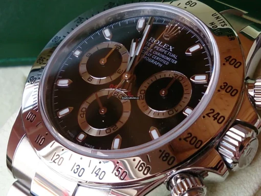 Wonderful Knockoff Rolex Daytona 116520 Automatic Movement Steel Case Watch - Image 11