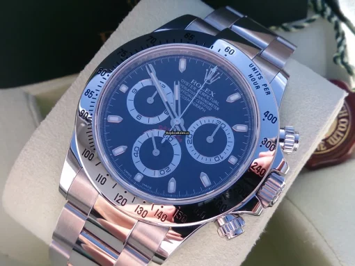Wonderful Knockoff Rolex Daytona 116520 Automatic Movement Steel Case Watch - Image 2