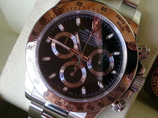 Wonderful Knockoff Rolex Daytona 116520 Automatic Movement Steel Case Watch - Image 5