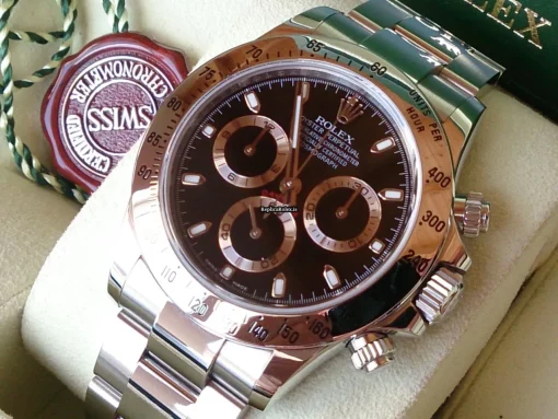 Wonderful Knockoff Rolex Daytona 116520 Automatic Movement Steel Case Watch - Image 7