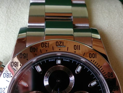 Wonderful Knockoff Rolex Daytona 116520 Automatic Movement Steel Case Watch - Image 9