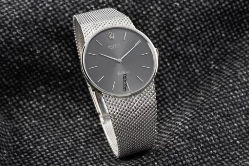 Special Replica Rolex Cellini 3915 Caliber 1600 Manual Winding Movement 31mm White Gold Case Womens Watch - Image 2