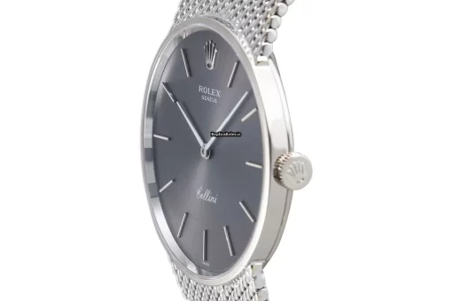 Special Replica Rolex Cellini 3915 Caliber 1600 Manual Winding Movement 31mm White Gold Case Womens Watch - Image 5